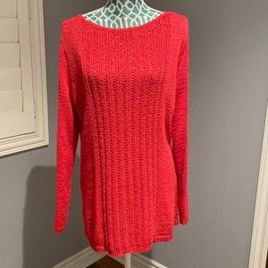 Rachel Zoe Coral Sweater L